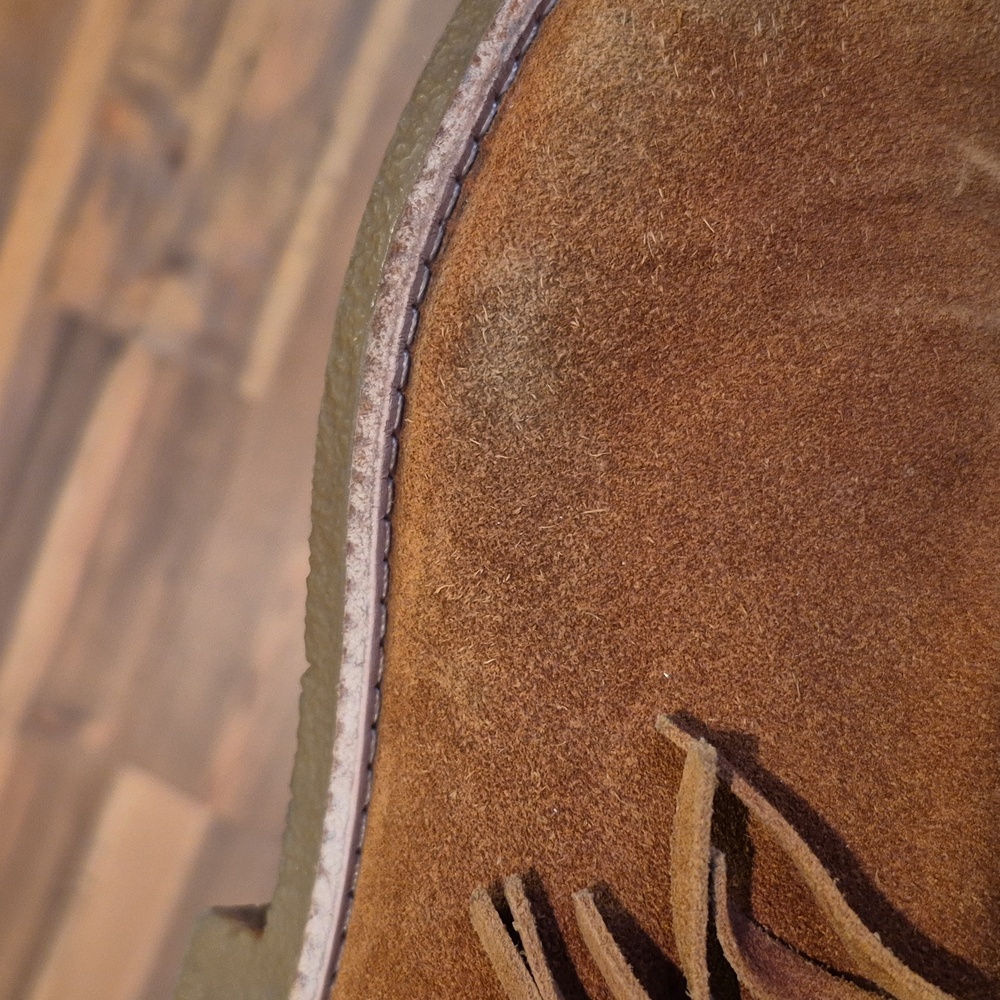 KATE SPADE 'Betsie' Suede Flat Boho Fringe Ankle Boots, Size 8.5M - Picture 14 of 16